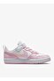 White - Pink Girl's Walking Shoes DV5457-105 COURT BOROUGH LOW PS - 3