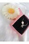 Women's Gold Mini Letter K Necklace, Initial Necklace