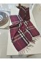 Patterned Purple Shawl - 3