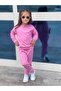 Girl's top and bottom set long sleeved sweat with pocket pants - 4