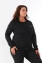 Ultra High Waist Agraphed Thermal Sauna Leggings Thermal Long Sleeve Zip Suit Long Arm Sauna Suit - 5