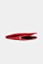 2804 Genuine Real Leather Zippered Women's Wallet Flother Red - 5