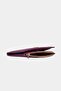 2804 Genuine Real Leather Zippered Women's Wallet Flother Purple - 7