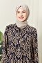 Large Size Viscose Hijab Dress - Buttoned Front, Cotton - 6