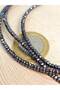 Quarter String (9cm Long!) Hematite Stone Rondela Faceted Cut Quarter Strand 3*1.5mm (41230) - 4