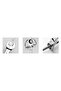B06-R05 Articulated Ratchet Combined Wrench Set 5 Pieces - 5
