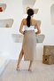 Waist Belt Accessory Pocket Detailed Cross Skirt - 4