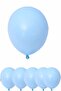 Macaron Balloons Pastel Color Blue 10 Pieces