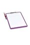 Coverless Secretary A4 100 Sheets Capacity Rainbow Clip Board Vegan 23X33 cm