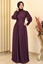 Dilber Evening Dress Purple - Design - Fsc2148 - 2
