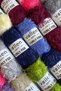 Furly Fox Hand Knitting Yarn Cardigan Sweater Yarn, Furry Yarn, Plush Yarn, Bearded Yarn, Blanket Yarn, Mat Yarn, Black - 2