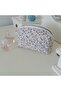 Large Size White Daisy Makeup Bag - 4