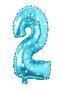 Best Rated Blue Color Number Foil Balloon 36 cm Age 2