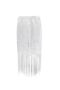 Lace Embroidered Tasseled White Girl's Pareo by Nessi Byrd