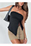 Strapless Gathered Front Blouse - 4