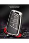 Volkswagen-seat-skoda (keyless Entry) Tpu Material Black Key Case - 4