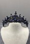 Tokyo Model Bridal Crown Wedding Crown Wedding Crown Navy Blue - 7