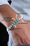 Peace and Freshness Bracelet - Howlite - Turquoise - Stress Reducer and Provider of Spiritual Balance - 4