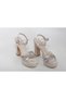 Women's stone satin 13 cm platform shoes (BUY ONE SIZE BIGGER) - 2