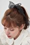 Alice Black Tulle Bow Buckle - 3