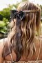 Alice Black Tulle Bow Buckle - 5