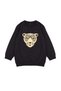 Black Girls' Seasonal-Thin Printed Cotton Knitted Sweatshirt Tkdaw25Sw00013