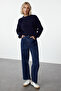 Navy Blue Basic Knitwear Sweater Twoaw22Kz0925 - 2