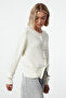 Ekru Ekstra Yumuşak Dokulu Triko Hırka TWOAW25HI00119