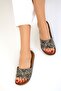 19453 Model Smoked Women's Slippers - 4