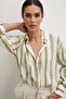 Bamboo striped shirt green - 5