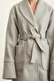 Belted Shawl Collar Coat - 5
