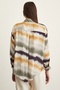Water Color Patterned Shirt Khaki - 5