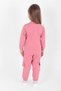 Kids Girls' Trendy Printed Pocket Tracksuit Set Ak2232 - 3