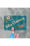 Digital Printed Floral Patterned Welcome Mat for the Front Door, Washable for Indoor and Outdoor Use, Non-Slip. - 3