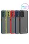 Frosted Transparent Silicone Case with Dark Green Color Edges for Oppo A74 - Huskarl - 4
