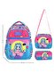 Royal Glow Anime Girl Patterned Matching Elementary School Bag, Lunch Bag, and Double- Pocketed Pencil Case - 2