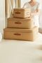 Set of 3 Jute Base Pillow Pillow Quilt Sweater Hurcu - 2