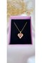 Steel Heart Detailed Ocean Heart Necklace - 3