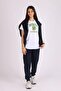 Girl's Zippered Hooded Top and Bottom Tracksuit Set - 6