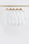 100% Organic Cotton White 5-Piece Long Sleeve Baby Bodysuit/Leotard Aly01671 - 2