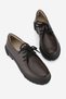 Women's Brown Genuine Natural Leather Lace-Up Oxford Shoes Number 35-41 - 5