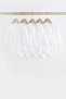 100% Organic Cotton White 5-Piece Long Sleeve Baby Bodysuit/Leotard Aly01671
