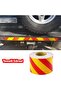 Phosphorescent Reflective Adhesive Glowing Yellow Red Reflective Flat Strip Tape 10 cm 1 Mt Warning Tape - 5