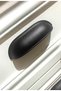 Metal Handle- Tas Mussel Dish Kulb Matte Black Cabinet Drawer Cloakroom Furniture Handle 96 Mm- Stk3125