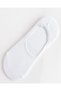 6 Pairs of 2 Pairs White, 2 Pairs Black, 2 Pairs Gray Unisex Ballerina Invisible Socks - 2