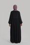 Ahsen Zippered Robe - Black - 3