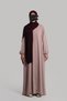 Ecmel Full Length Zippered Coat - Stone - 4