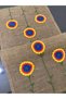 Knitted Motif Jute Fabric Runner 40x140 Cm - 3