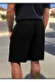 Men's Daily Combed Cotton Shorts - Black 23 Printed - 2