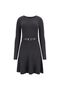 Women's Dress - Rib Pleated Design